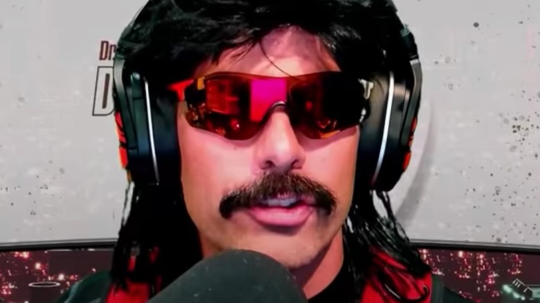 Dr Disrespect talking into mic