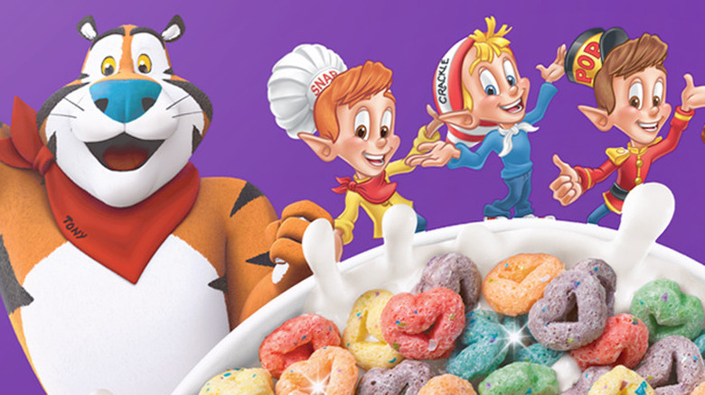 Kellogg's cereal mascots and cereal