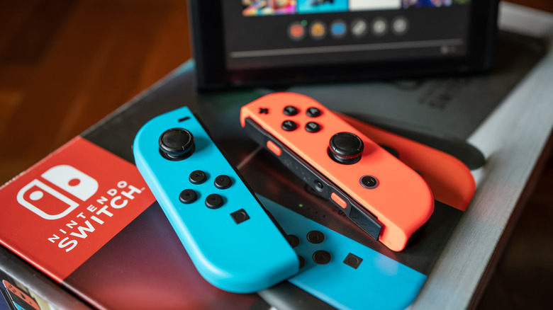 Matching Joy Con and box for Switch