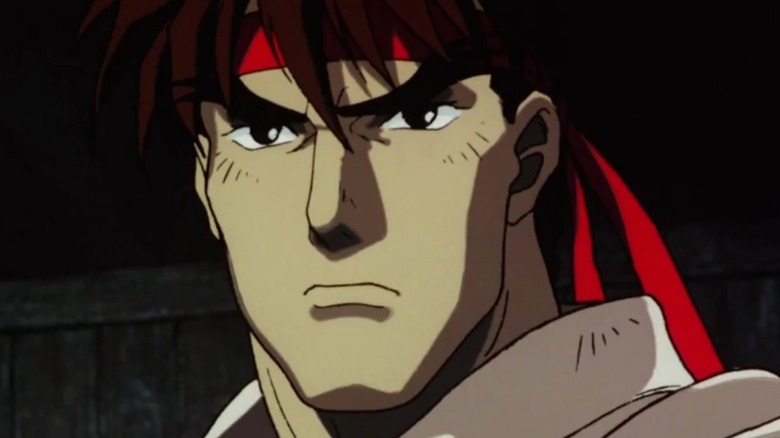 Ryu Street Fighter with beard