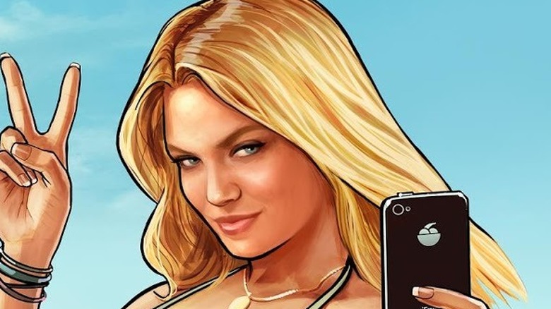 GTA 5 loading screen bikini girl