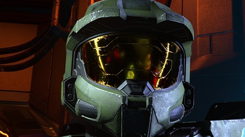 Halo Infinite Master Chief Helmet Close Up