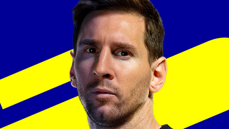 eFootball 2022 key art Messi