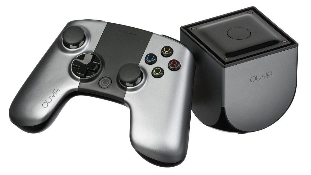 Ouya console and controller