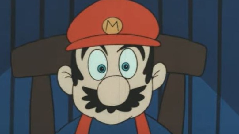 Mario playing his Famicom game