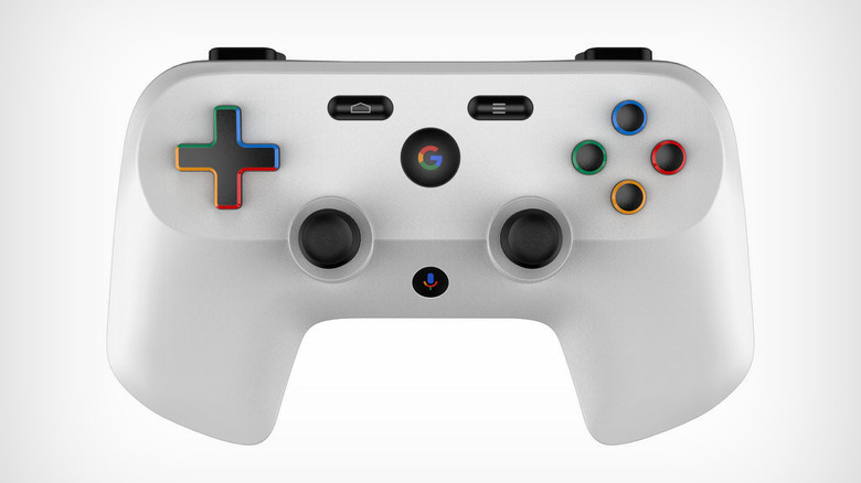 Google game controller mock-up
