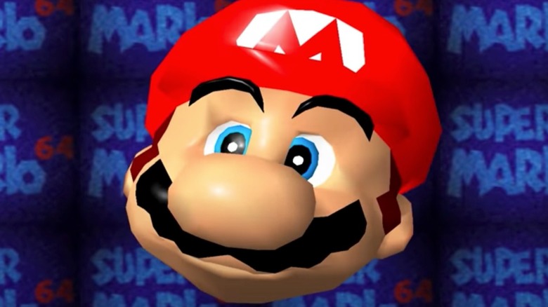 Close-up of Mario
