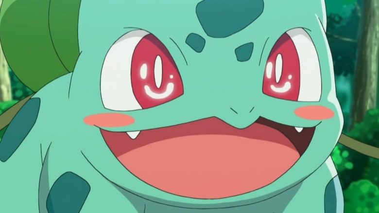 Bulbasaur smiling