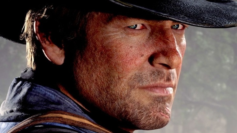 Red Dead Redemption character close up