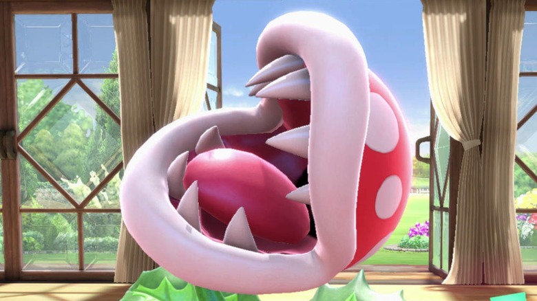 Piranha plant snapping