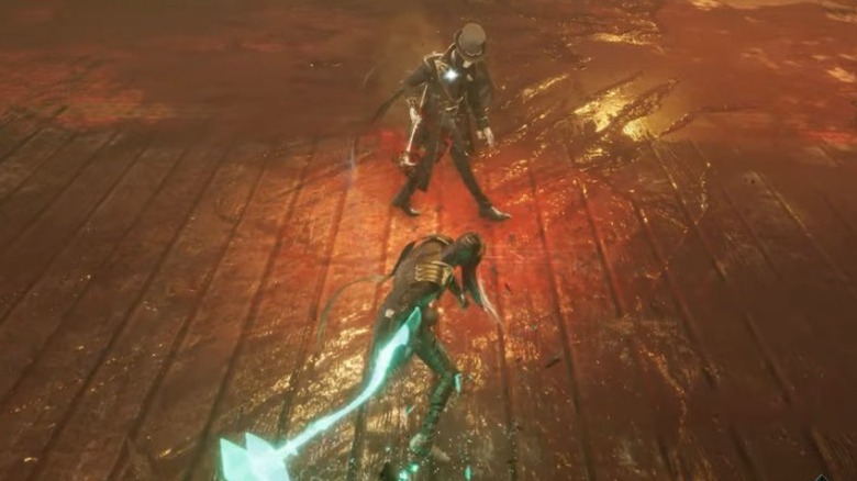 Corvus using hammer attack