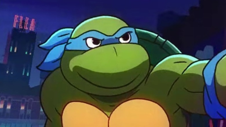 TMNT Leonardo smiling