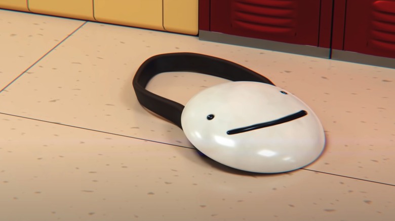 Dream mask on the ground