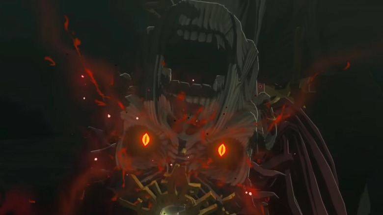 Ganondorf with glowing red eyes