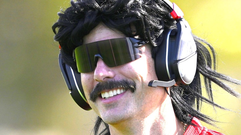 Dr Disrespect wearing headset