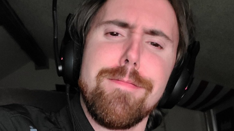 Asmongold wearing headset