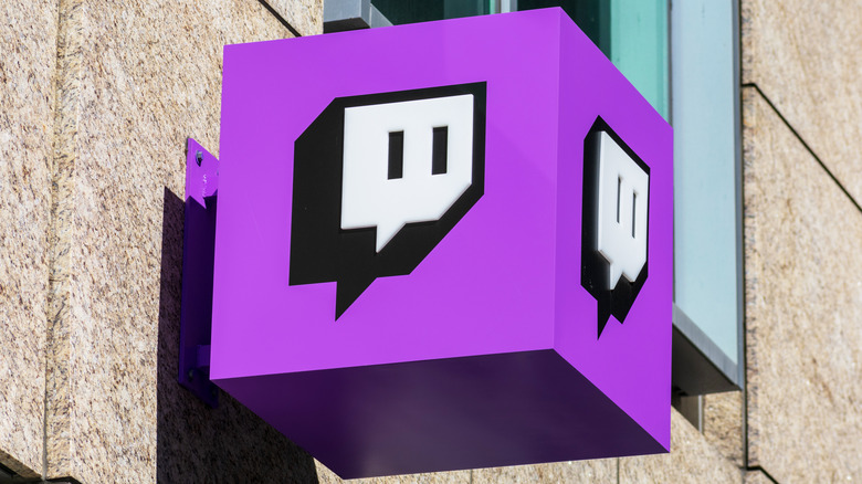Twitch sign outside