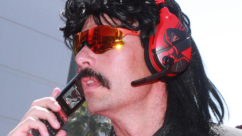 Dr disrespect on his flip phone