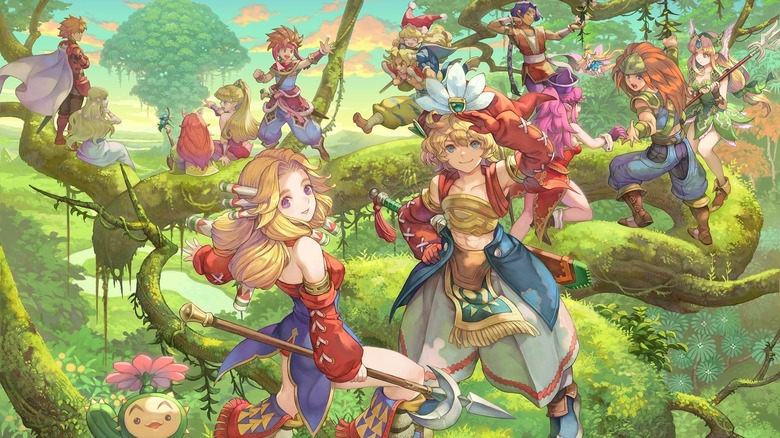 Mana heroes posing