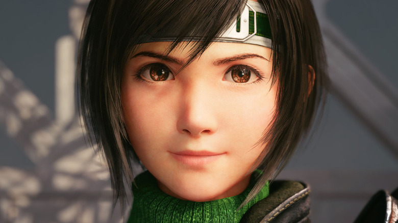 Yuffie smiling