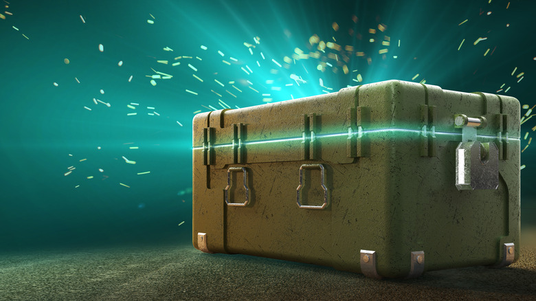 Loot box glowing