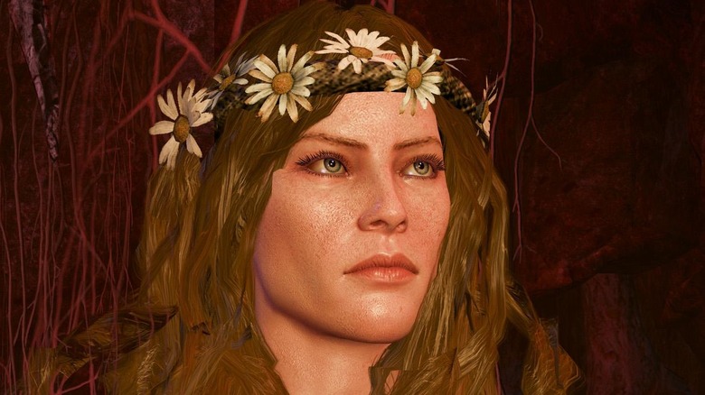 Witcher 3 modded Crone close up