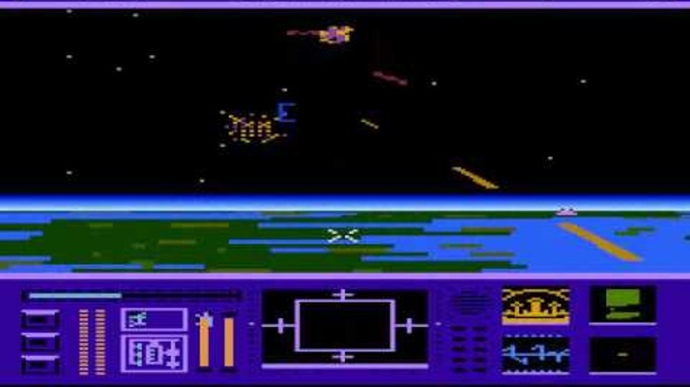 ship shooting ships in space