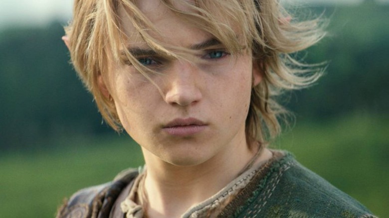 Link stands with his hair in his face in The Legend of Zelda