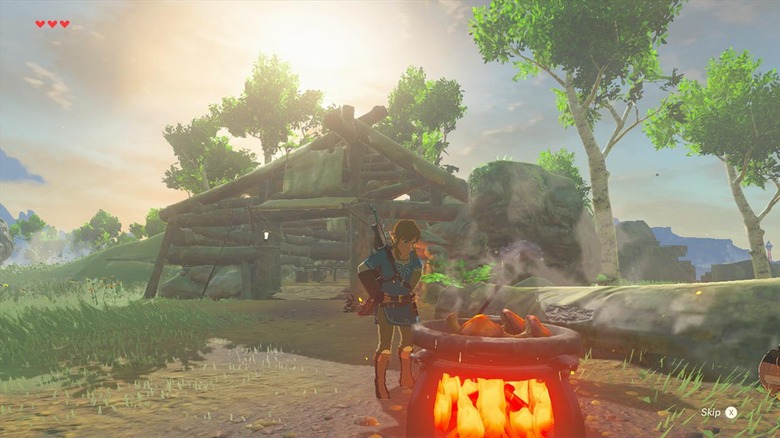 Zelda Breath of the Wild cooking