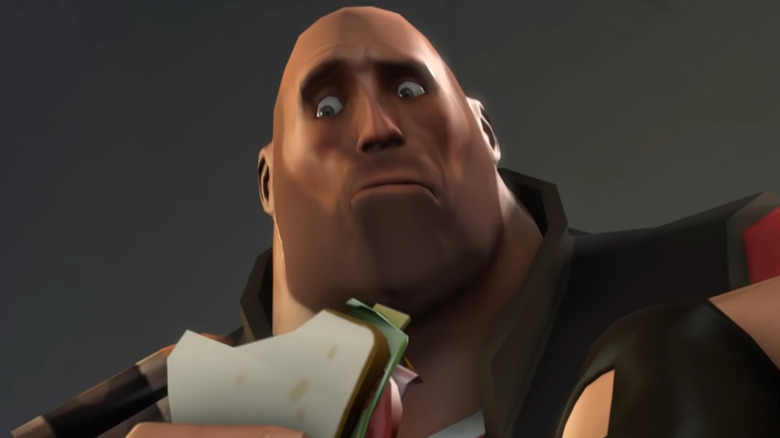 TF2 Heavy eating sandwich