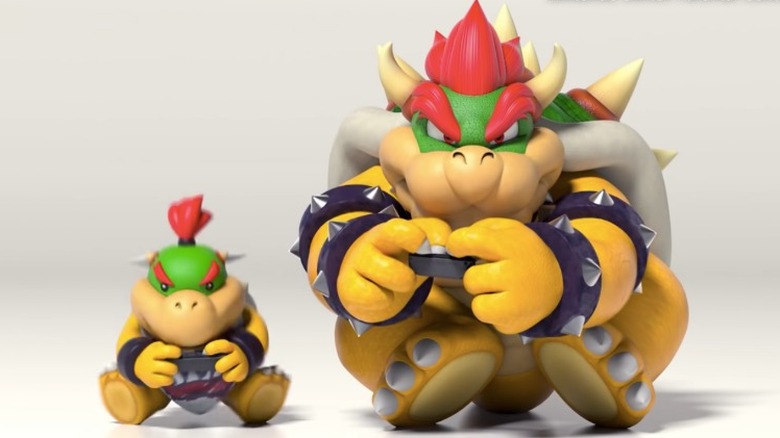 Bowser and Jr play