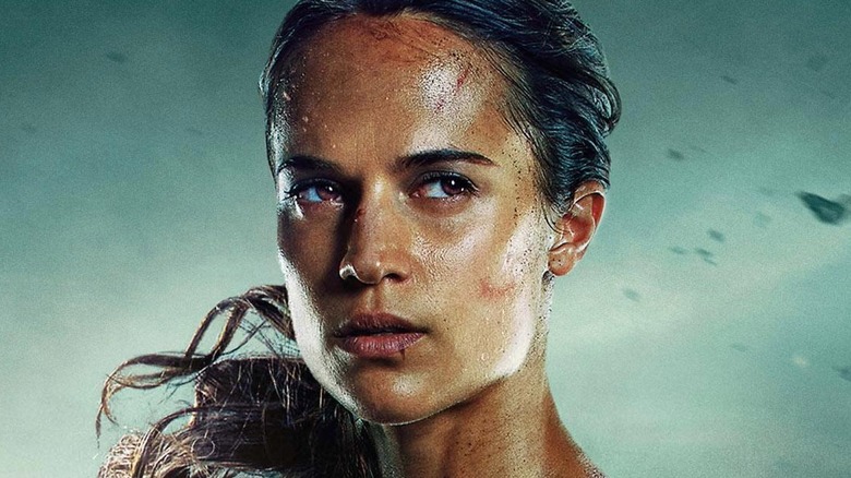 Alicia Vikander as Lara Croft in Tomb Raider