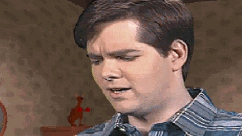 Steve Mason looking confused in Harvester