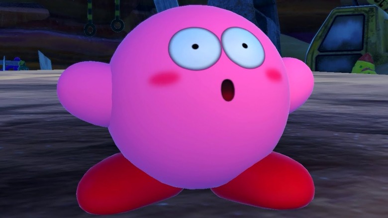 kirby looking surprised