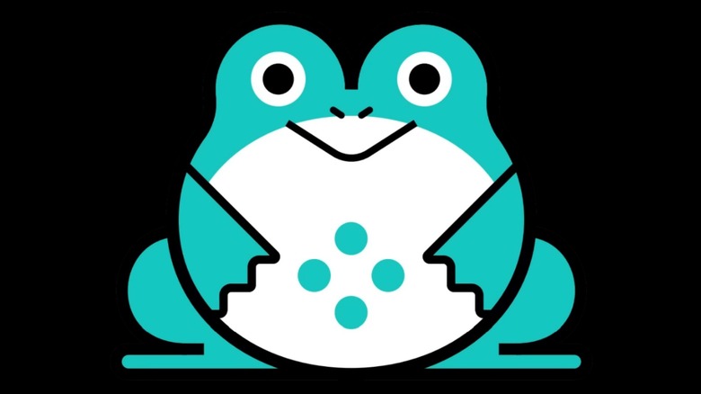 BigMode's rotund frog mascot