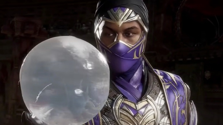 Mortal Kombat Rain holding water ball