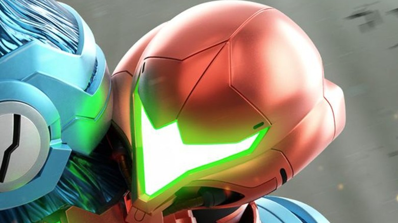 Samus Metroid Dread promotional art