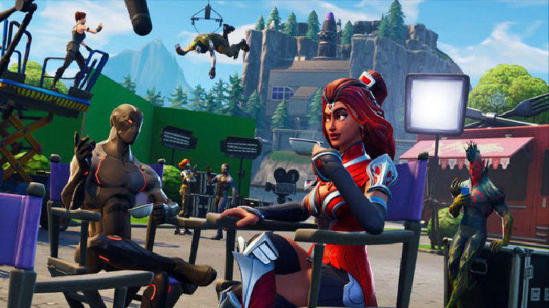 Fortnite movie set loading screen