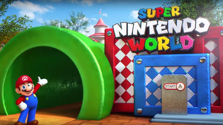 mario kart super nintendo world