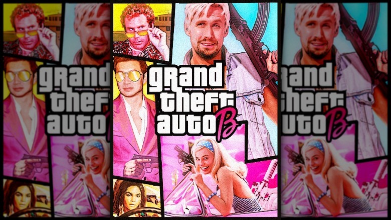 GTA barbie movie poster