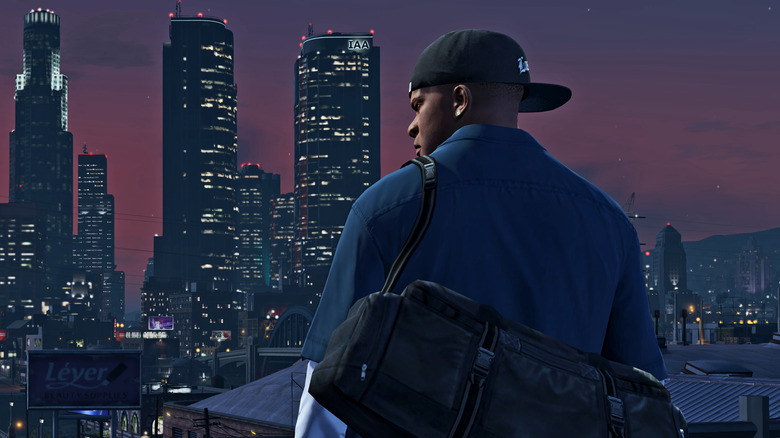 Franklin looks over Los Santos