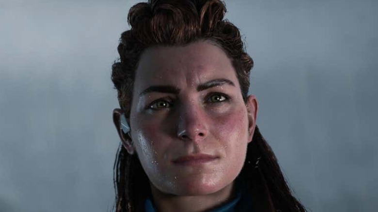 Horizon: Forbidden West Aloy in the rain