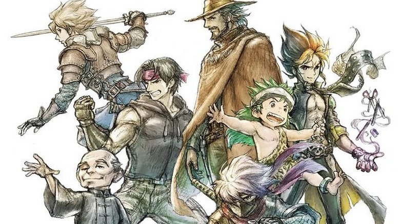 Live A Live characters together