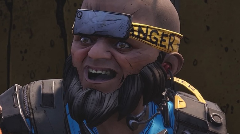 Bearded Borderlands character closeup