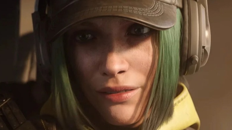 Rainbow Six Extraction Operator green hair