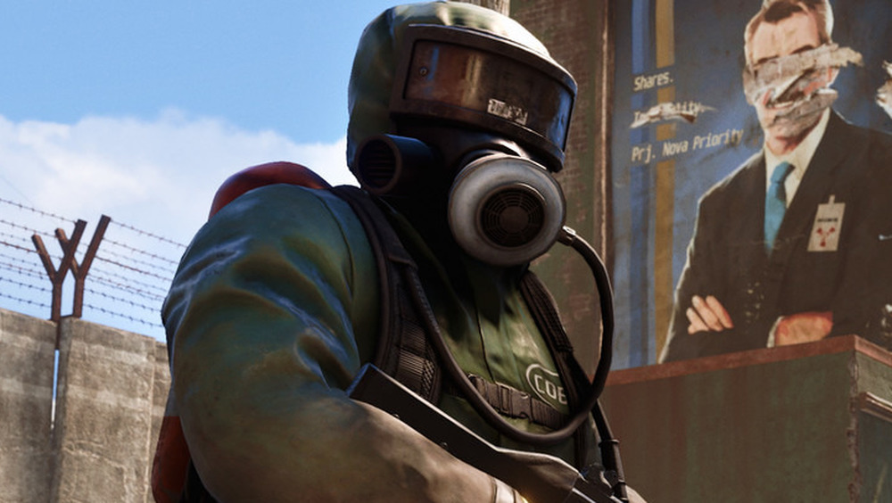 Rust hazmat suit