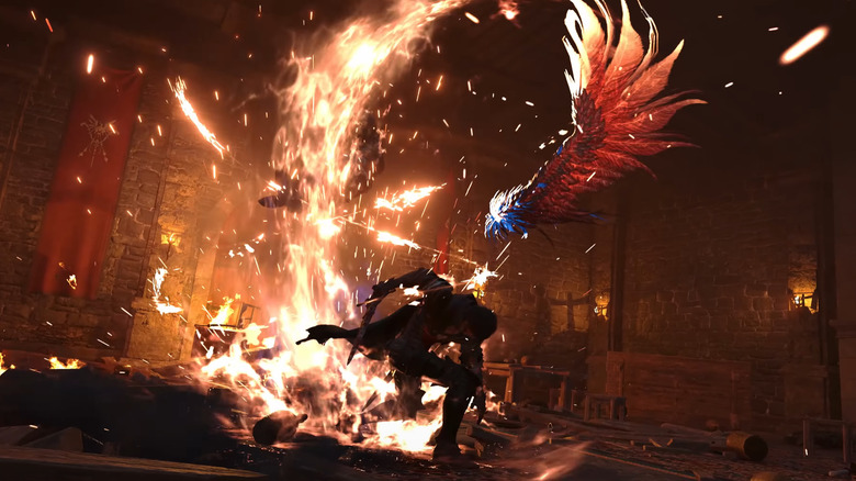 Clive fights phoenix wing