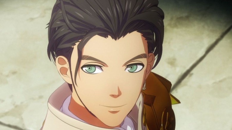 Fire Emblem: Three Houses Claude smiling