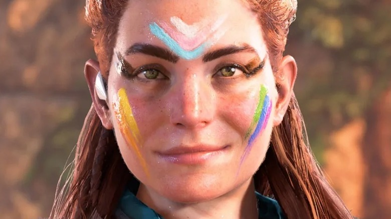 Aloy pride face paint