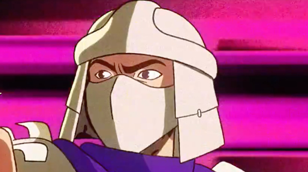 Shredder glares